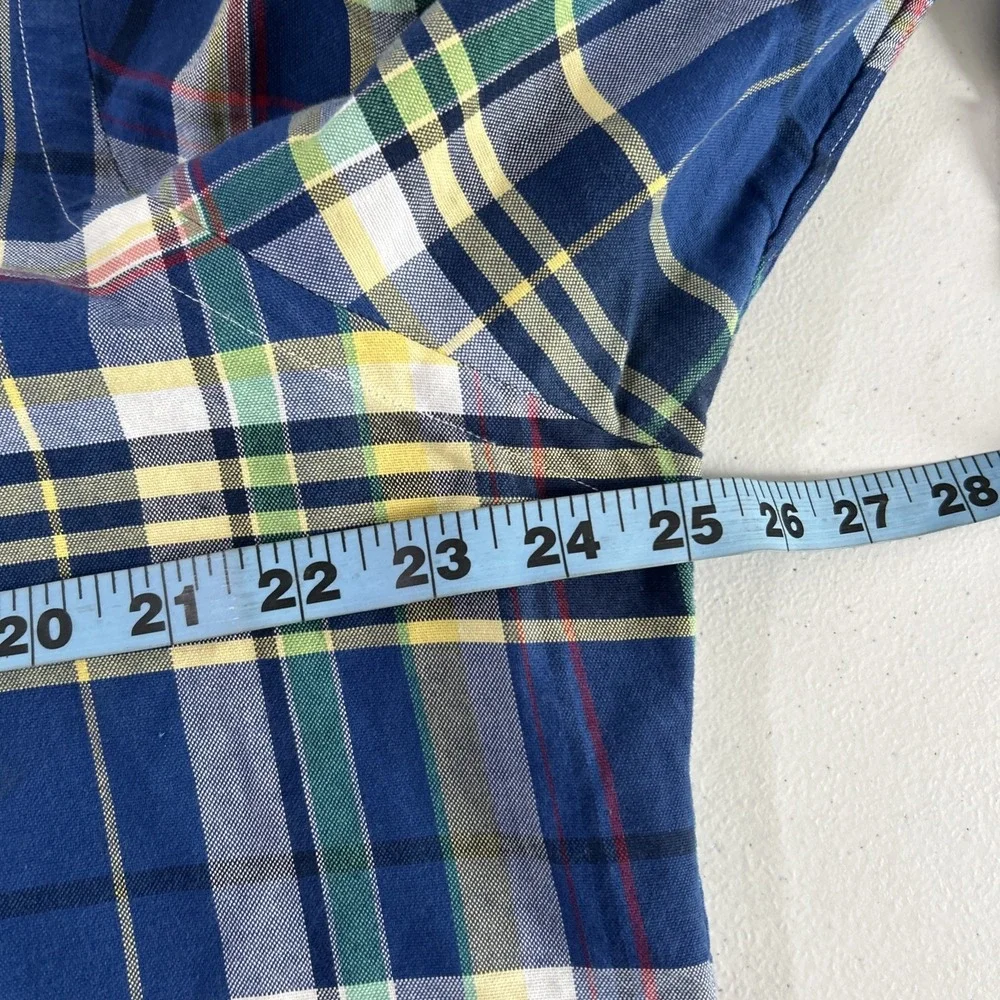 Ralph Lauren Shirt Mens XLT Multicolor Plaid Preppy Classic Fit Western‎